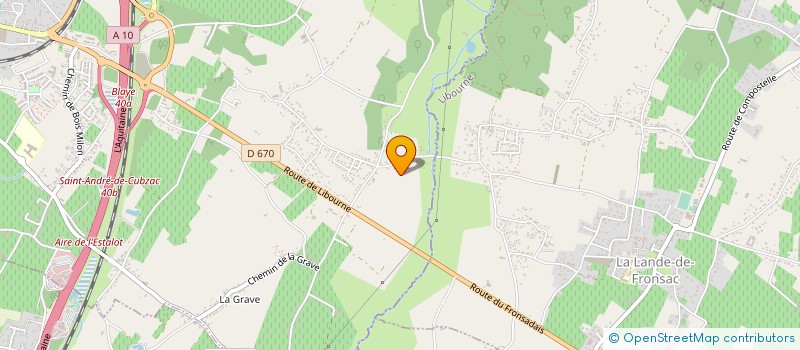 localisation de l'entreprise MONSIEUR ALAIN PEREZ  SAINT-ANDRE-DE-CUBZAC