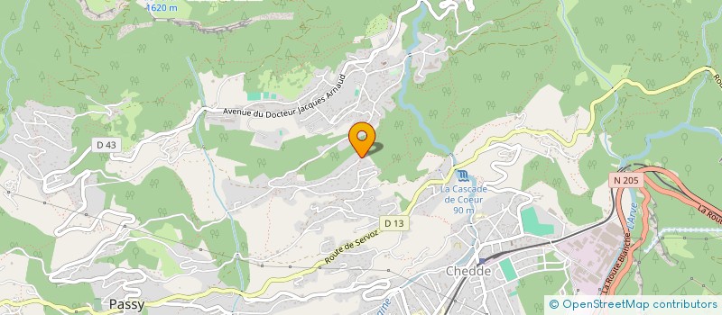 localisation de l'entreprise MONSIEUR ALAIN PERINET  PASSY