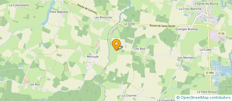 localisation de l'entreprise MONSIEUR ALAIN PERNET  SAINT-TRIVIER-DE-COURTES