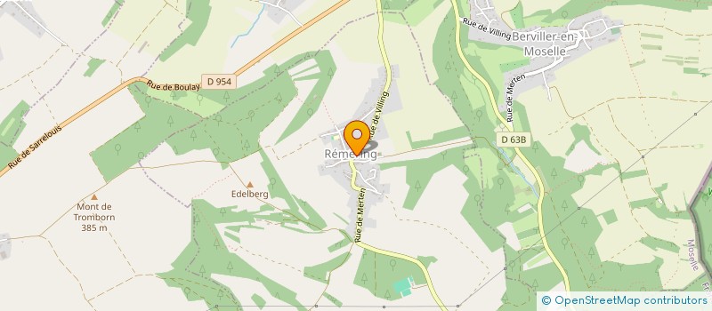 localisation de l'entreprise MONSIEUR ALAIN PERNET  REMERING