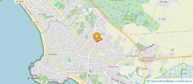 localisation de l'entreprise MONSIEUR ALAIN PERON  SAINT-GEORGES-DE-DIDONNE