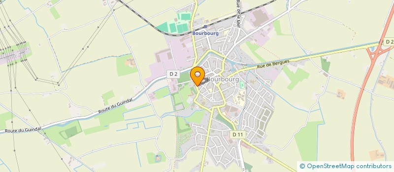 localisation de l'entreprise MONSIEUR ALAIN PERONNE  BOURBOURG