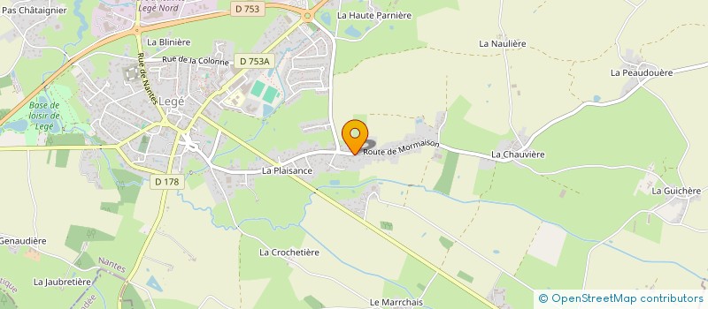 localisation de l'entreprise MONSIEUR ALAIN PERRAUDEAU  LEGE