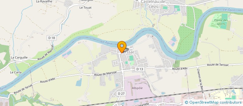 localisation de l'entreprise MONSIEUR ALAIN PERREAU  CASTELNAU-DE-LEVIS