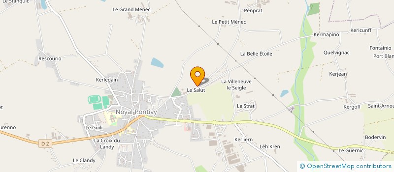 localisation de l'entreprise MONSIEUR ALAIN PERRI  NOYAL-PONTIVY
