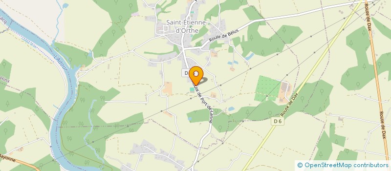 localisation de l'entreprise MONSIEUR ALAIN PERRIAT  SAINT-ETIENNE-D'ORTHE