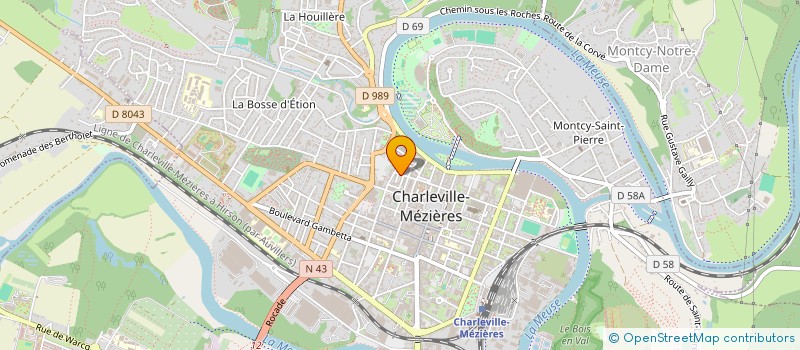 localisation de l'entreprise MONSIEUR ALAIN PERSINET à CHARLEVILLE-MEZIERES