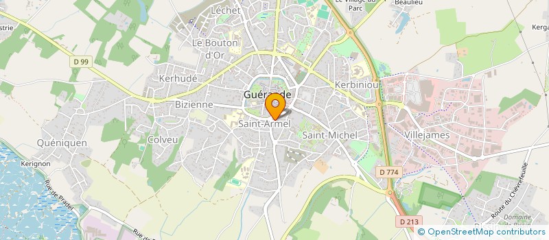 localisation de l'entreprise MONSIEUR ALAIN PESCHARD  GUERANDE