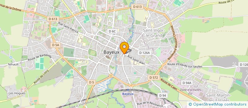 localisation de l'entreprise MONSIEUR ALAIN PESTEL à BAYEUX