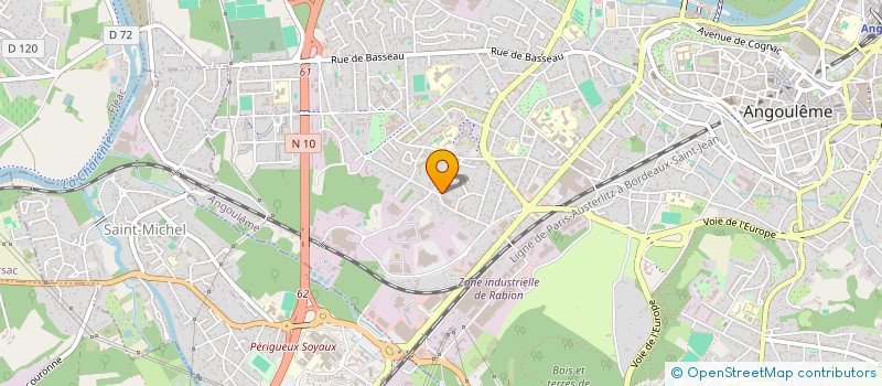 localisation de l'entreprise MONSIEUR ALAIN PETIT à ANGOULEME