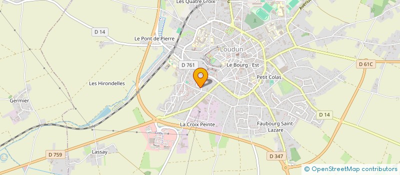 localisation de l'entreprise MONSIEUR ALAIN PETIT à LOUDUN