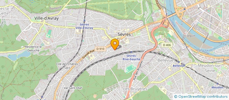 localisation de l'entreprise MONSIEUR ALAIN PETITJEAN à SEVRES