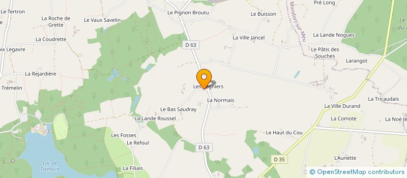 localisation de l'entreprise MONSIEUR ALAIN PEUROIS  IFFENDIC