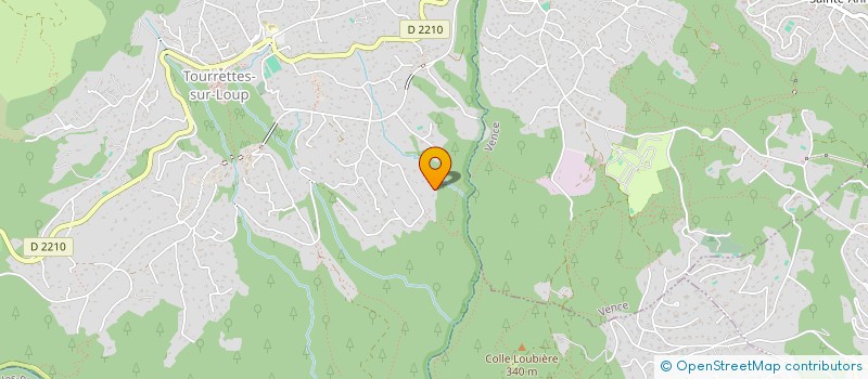 localisation de l'entreprise MONSIEUR ALAIN PEUTEMAN  TOURRETTES-SUR-LOUP