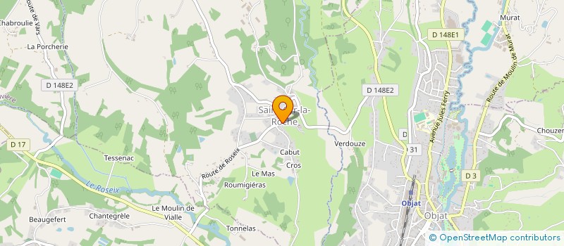 localisation de l'entreprise MONSIEUR ALAIN PEYRAMAURE à SAINT-CYR-LA-ROCHE