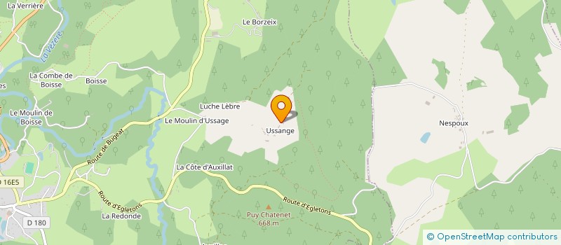 localisation de l'entreprise MONSIEUR ALAIN PEYRONNET à TREIGNAC