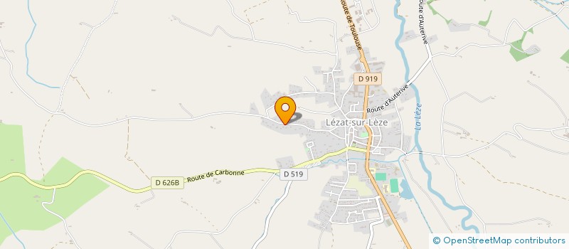 localisation de l'entreprise MONSIEUR ALAIN PEZE à LEZAT-SUR-LEZE