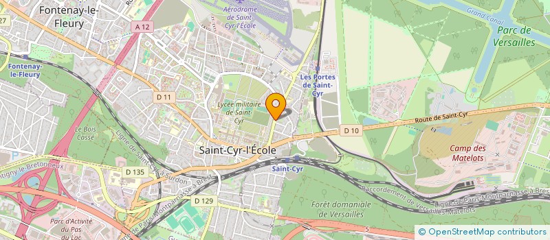 localisation de l'entreprise MONSIEUR ALAIN PFLIEGER  SAINT-CYR-L'ECOLE