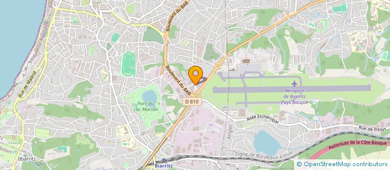 localisation de l'entreprise MONSIEUR ALAIN PHILIBERT CREMEAUX à BIARRITZ