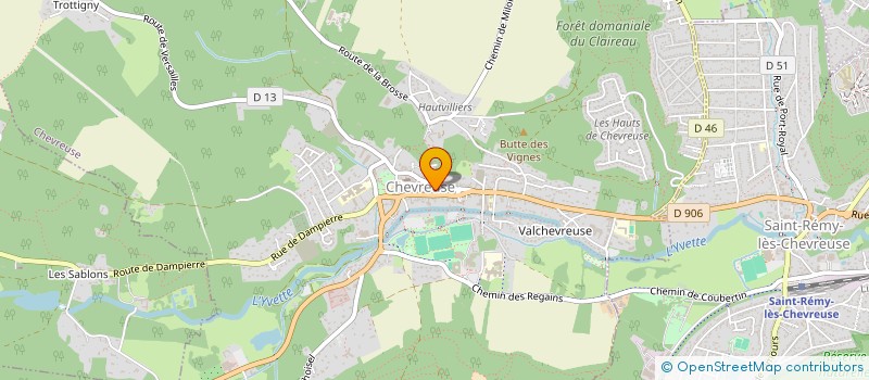 localisation de l'entreprise MONSIEUR ALAIN PHILIPPON à CHEVREUSE