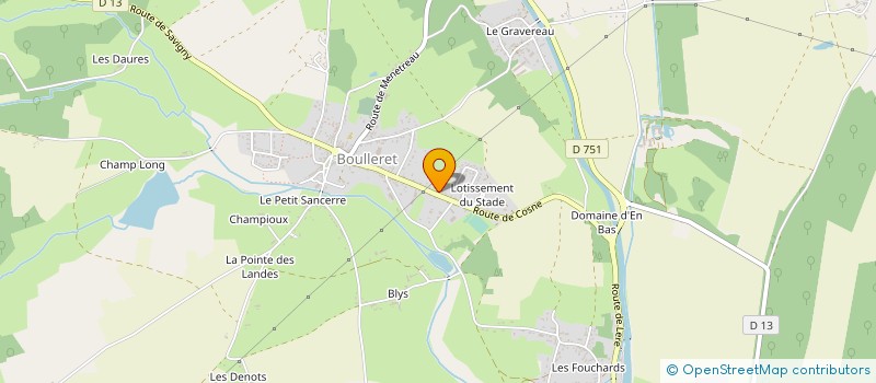 localisation de l'entreprise MONSIEUR ALAIN PICARD à BOULLERET
