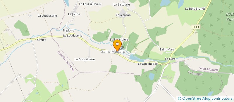localisation de l'entreprise MONSIEUR ALAIN PICARD à SAINT-MEDARD