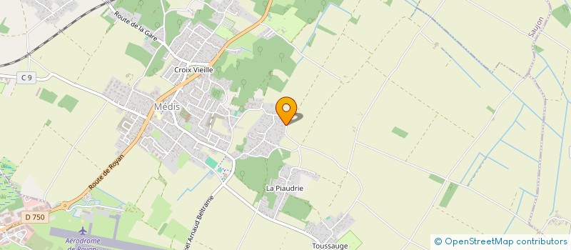 localisation de l'entreprise MONSIEUR ALAIN PICAVET  SAINTES