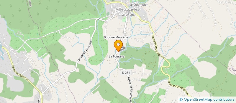 localisation de l'entreprise MONSIEUR ALAIN PICAVEZ  VILLECROZE