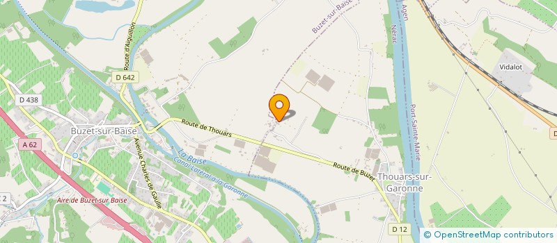 localisation de l'entreprise MONSIEUR ALAIN PICCOLI  THOUARS-SUR-GARONNE