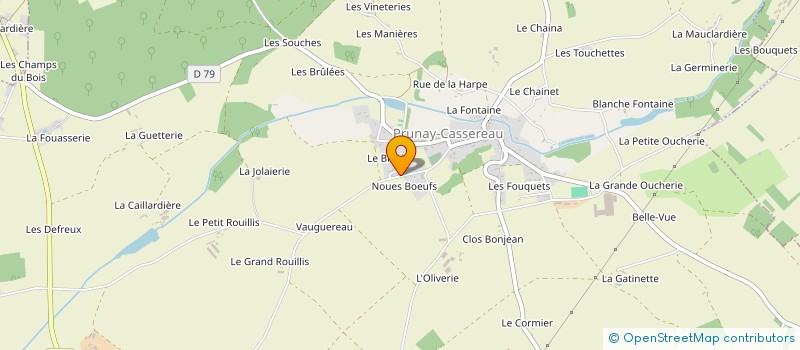 localisation de l'entreprise MONSIEUR ALAIN PICHOT  PRUNAY-CASSEREAU