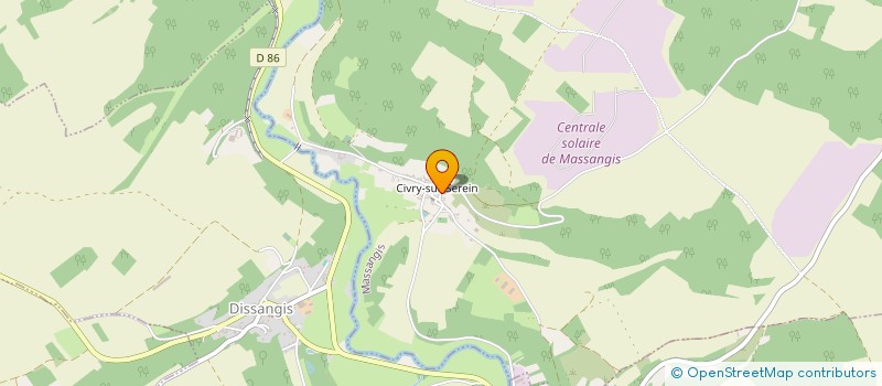 localisation de l'entreprise MONSIEUR ALAIN PICOT  MASSANGIS