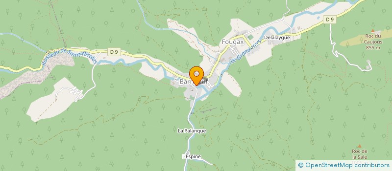 localisation de l'entreprise MONSIEUR ALAIN PIERRAT à FOUGAX-ET-BARRINEUF