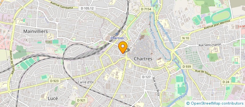 localisation de l'entreprise MONSIEUR ALAIN PIERRE BACHOFFER à CHARTRES