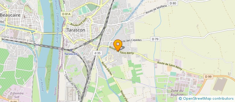 localisation de l'entreprise MONSIEUR ALAIN-PIERRE VILLA  TARASCON