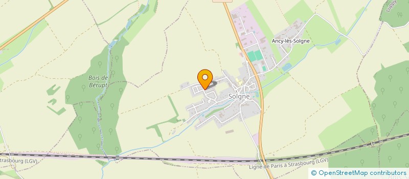 localisation de l'entreprise MONSIEUR ALAIN PIERREPONT  SOLGNE