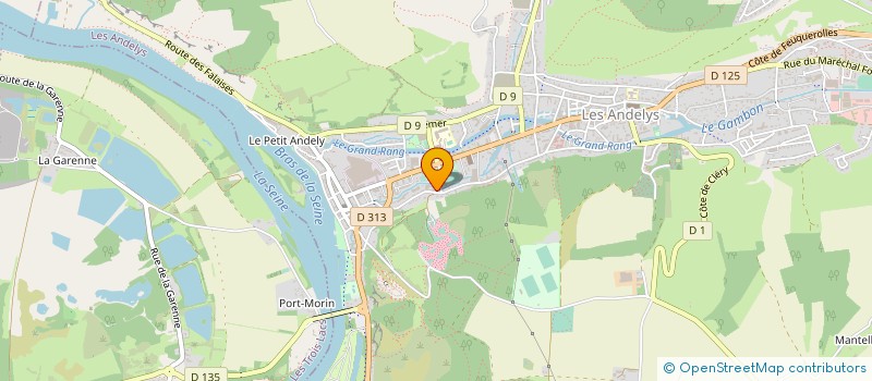 localisation de l'entreprise MONSIEUR ALAIN PIERRETTE à LES ANDELYS