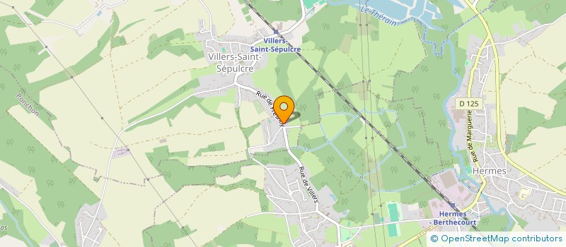 localisation de l'entreprise MONSIEUR ALAIN PIERRON  VILLERS-SAINT-SEPULCRE