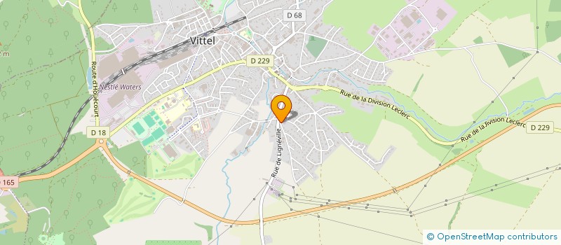 localisation de l'entreprise MONSIEUR ALAIN PIERROT à VITTEL