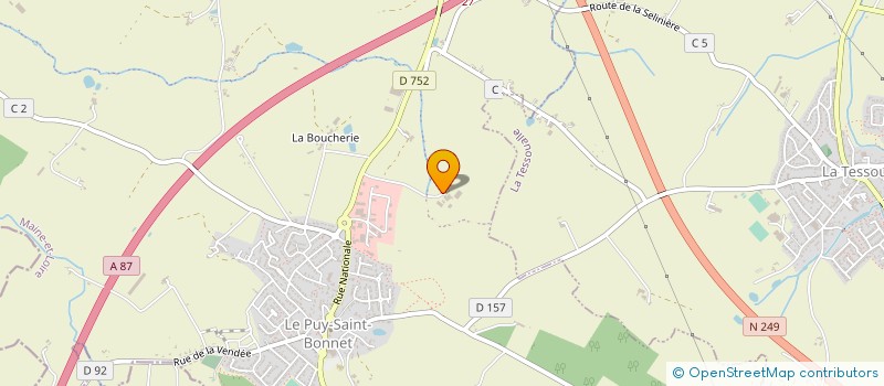 localisation de l'entreprise MONSIEUR ALAIN PIET  CHOLET