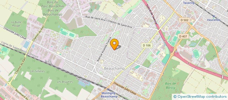 localisation de l'entreprise MONSIEUR ALAIN PIGEON  BEAUCHAMP