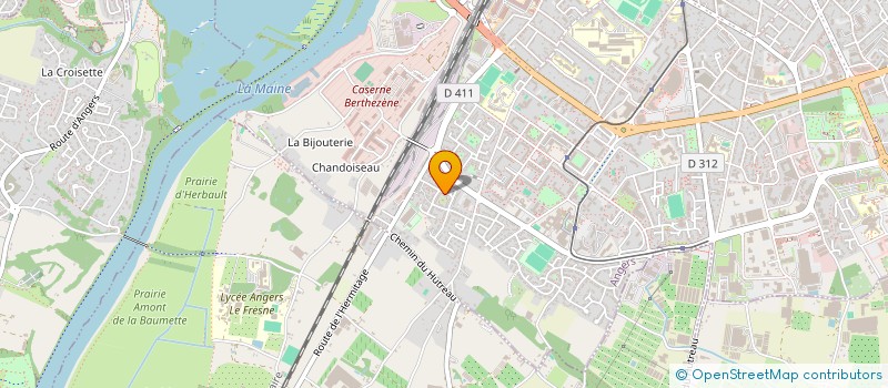 localisation de l'entreprise MONSIEUR ALAIN PIHOUE à ANGERS