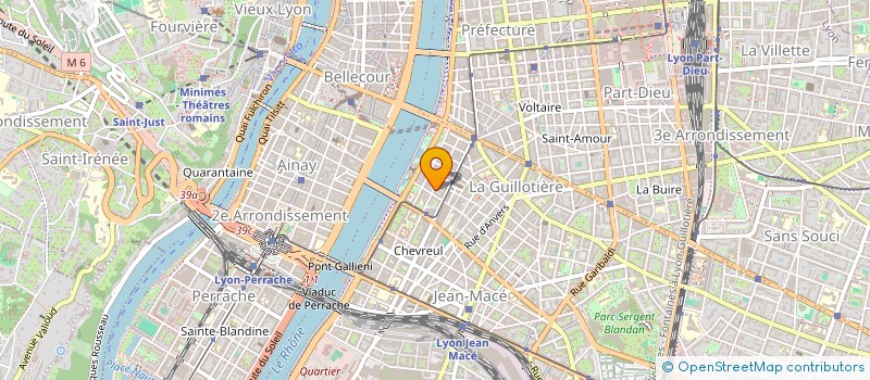 localisation de l'entreprise MONSIEUR ALAIN PILLARD  LYON