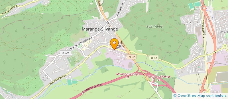 localisation de l'entreprise MONSIEUR ALAIN PILLEMENT  MARANGE-SILVANGE