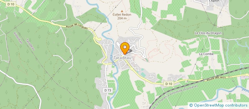 localisation de l'entreprise MONSIEUR ALAIN PILLET  TARADEAU