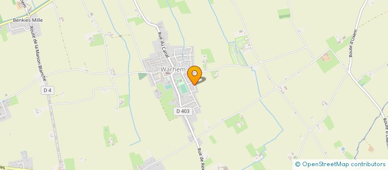 localisation de l'entreprise MONSIEUR ALAIN PILLIEZ  WARHEM