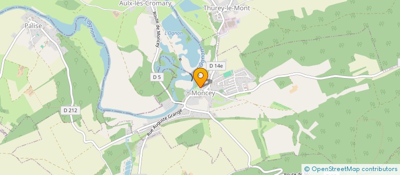 localisation de l'entreprise MONSIEUR ALAIN PILLIOT  MONCEY