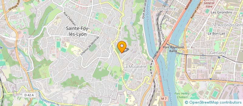 localisation de l'entreprise MONSIEUR ALAIN PINARD  SAINTE-FOY-LES-LYON