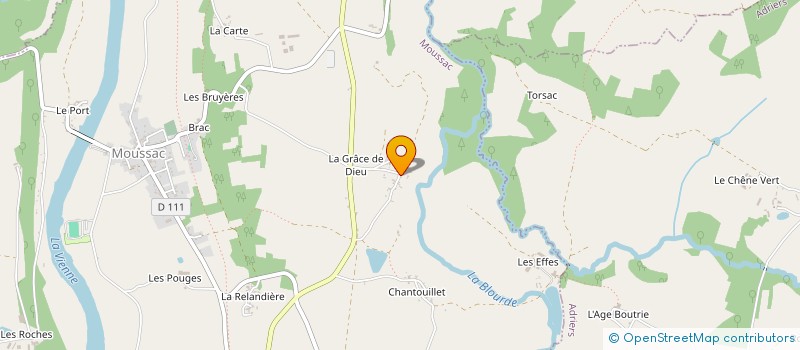 localisation de l'entreprise MONSIEUR ALAIN PINAUD  LE VIGEANT