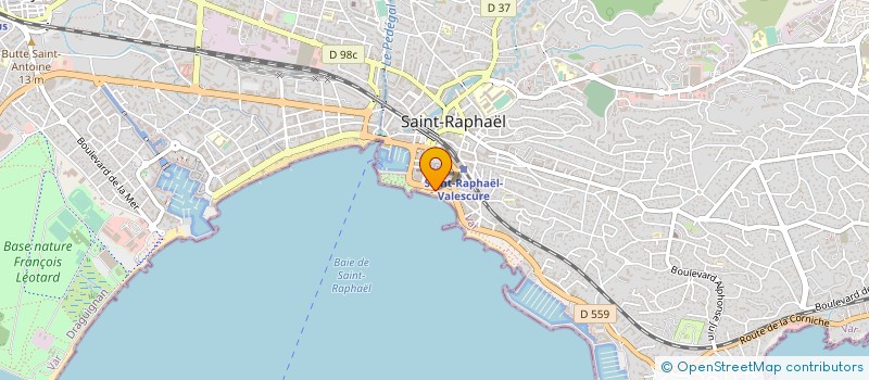 localisation de l'entreprise MONSIEUR ALAIN PINEL  SAINT-RAPHAEL