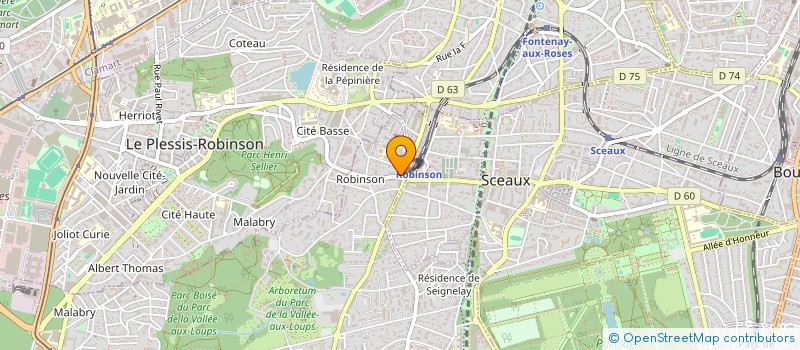 localisation de l'entreprise MONSIEUR ALAIN PINET  CHATENAY-MALABRY